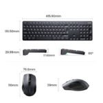 Ugreen MK006 Wireless Keyboard + Mouse Combo English & Arabic - Image 2