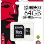 Card Memory Kingstone 64Gb Micro Sd With Adapter