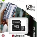 Card Memory Kingstone 128Gb Micro Sd With Adapter