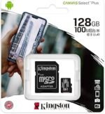 Card Memory Kingstone 128Gb Micro Sd With Adapter